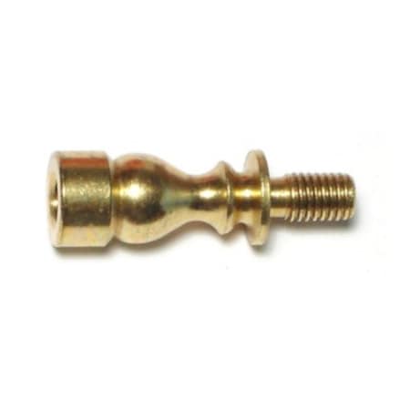 Midwest Fastener 1/4 F x 1/4 M x 1" Brass Risers 4PK 64586